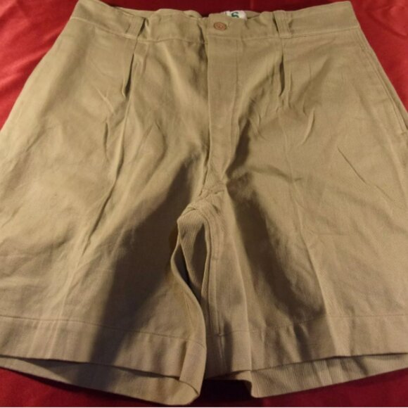 34x7.5 NEW 1962 SOM AVE CASABLANCA DEADSTOCK FRENCH MILITARY CHINO M52 SHORTS